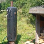 Boiler na ohřev vody do sprch
