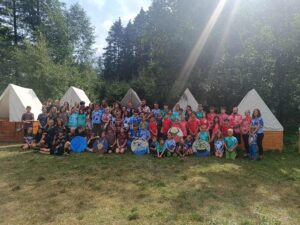 Společná táborová fotka